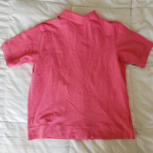 Real Comfort by Chadwick's Pink Collard Top - Picture 2 of 4